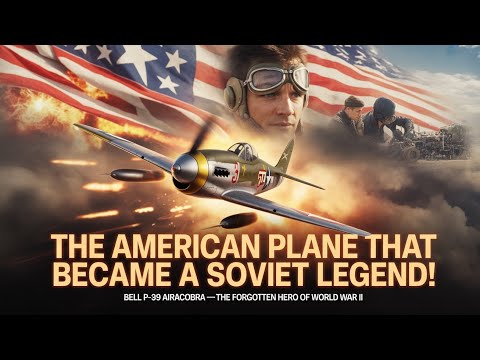 Видео: Bell P-39 Airacobra — американский истребитель, ставший любимцем советских асов | Road of Armor 