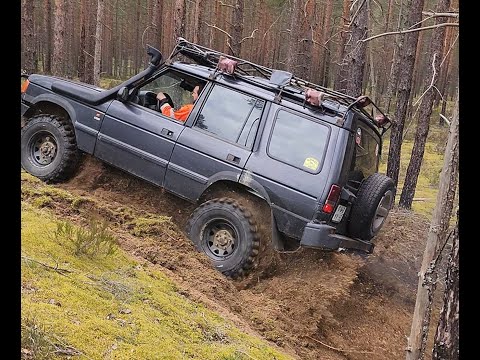 Видео: Land Rover Discovery 1, Уаз Патриот,Уаз 3151 OffRoadKng
