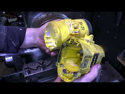 Видео: Перфоратор STANLEY. Заклинило подшипник.  Ремонт расплавленного корпуса.