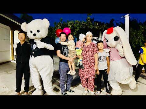 Видео: Кадамжай району Ынтымак айылында заказда,Ширин кыздын туулган кунундо атасы Москва шаарынан келди😍😍