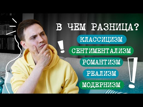 Видео: Направления в русской литературе | Классицизм, Сентиментализм, Романтизм, Реализм | ЕГЭ литература