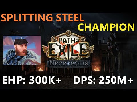 Видео: [Path of Exile] Чемпион, Раскалывающая сталь | Splitting Steel Champion - подробный гайд.