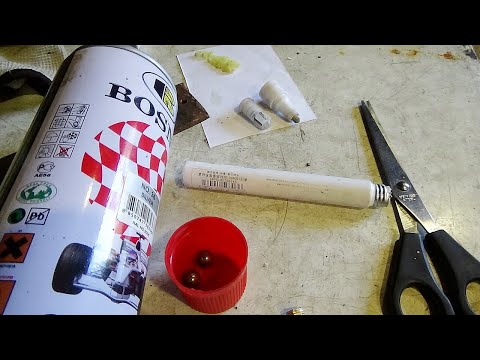 Видео: Перезаправка білого маркера серебрянкою