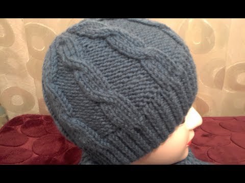 Видео: ШАПКА СПИЦАМИ. МАСТЕР КЛАСС.