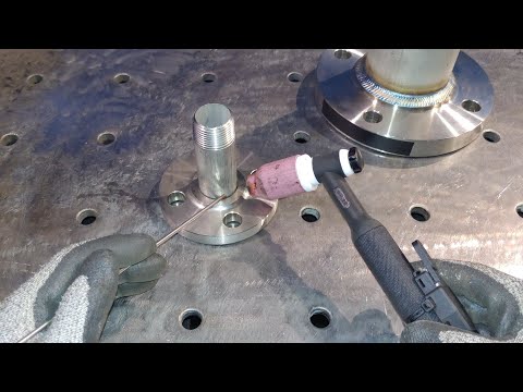 Видео: Мало кто знает этот трюк! Секрет высокоскоростной сварки TIG с малым фланцем