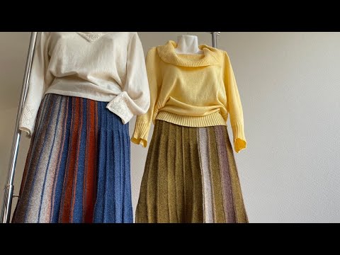 Видео: Вязаные юбки спицами. Готовая работа