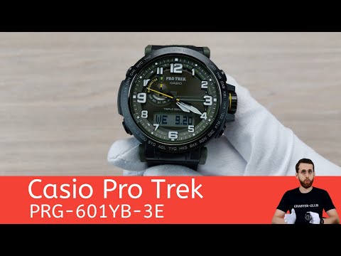 Видео: Биополимер и переработанные бутылки  / Casio Pro Trek PRG-601YB-3E