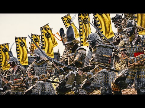 Видео: Героическая Оборона на Смерть! 12 000 САМУРАЕВ | Total War Shogun 2 Cinematic Battle