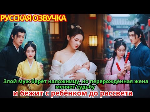 Видео: Злой муж берёт наложницу, но перерождённая жена меняет судьбу и бежит с ребёнком до рассвета!
