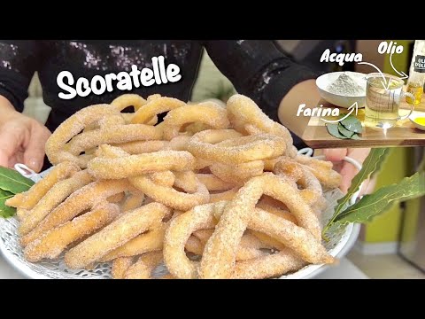 Видео: SCORATELLE ТОЛЬКО ВОДА, МУКА И МАСЛО для многих сладостей калабрийской традиции