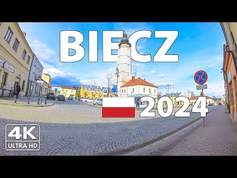 Видео: Бечу Польша Прогулка Walking Tour ☀️ 4K с Субтитрами