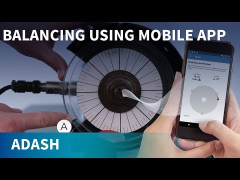 Видео: Простая балансировка с помощью виброметра и мобильного приложения
