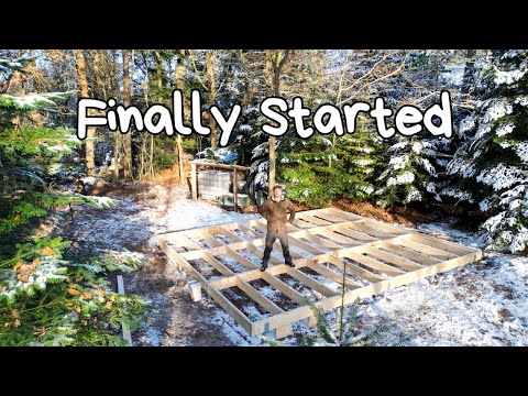 Видео: Создание фундамента с винтовыми сваями для моего домика в лесу. Видеоблог о строительстве, выпуск 1