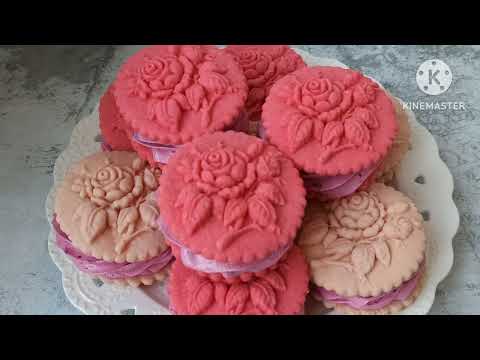 Видео: ЗЕФИРОСЕНДВИЧ с ЗЕФИРОМ из черной смородины. ПЕСОЧНОЕ печенье. ЧАСТЬ-1.