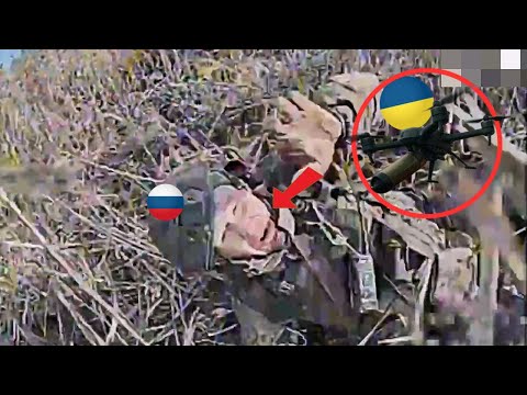 Видео: Секунды до краха: российские солдаты замирают, FPV-дрон приближается | Война на Украине