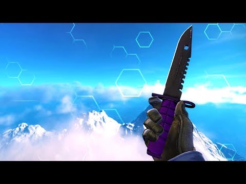 Видео: CS:GO - StatTrak™ Штык-нож M9 | Ультрафиолет gameplay / StatTrak™ M9 Bayonet | Ultraviolet showcase