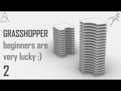Видео: Grasshopper 3D для начинающих - 2