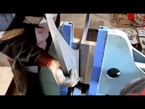 Видео: Станок для производства витков шнека. Изготовление витка D600 d219 t380 s20. Сталь 09г2с