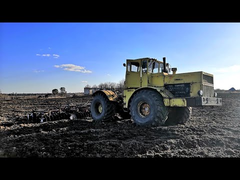 Видео: К-701 с БДТ-7. Полевой ремонт БДТ-7. Весенняя обработка полей.