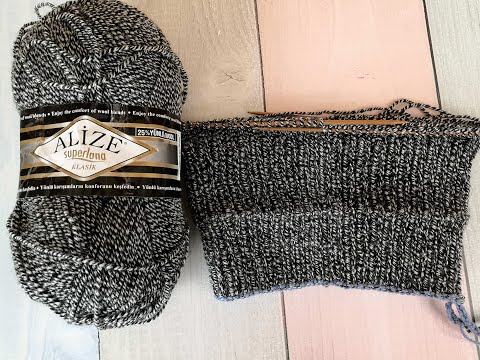 Видео: СП ТРИОСТАРТЫ-Февраль. 3-й старт, Мужская шапка из пряжи Alize superlana klassik.