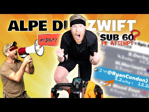 Видео: Могу ли я подняться на ALPE DU ZWIFT менее чем за час?