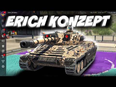 Видео: Erich Konzept - самый редкий танк X уровня | Tanks Blitz