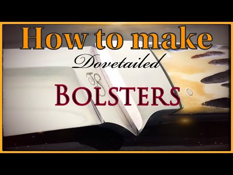 Видео: Как сделать больстеры для ножей в форме ласточкина хвоста