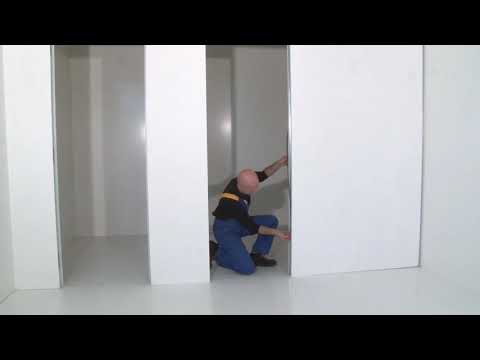 Видео: Установка деревянной двери в пенал ECLISSE SYNTESIS