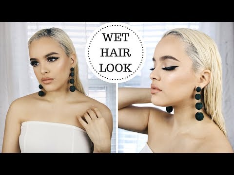 Видео: 5-МИНУТНАЯ (ЛЕГКАЯ) УКЛАДКА ВОЛОС С ЗАЧЕСАННЫМИ НАЗАД / МОКРЫМИ ВОЛОСАМИ |