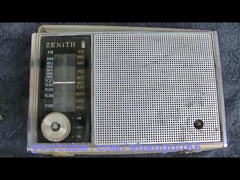 Видео: Транзисторный радиоприёмник Zenith Royal 820 1964 AM FM, возрождение