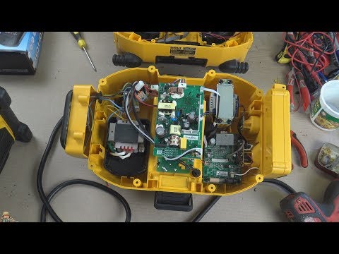 Видео: Радио Dewalt DCR015, переделка 110V-220V