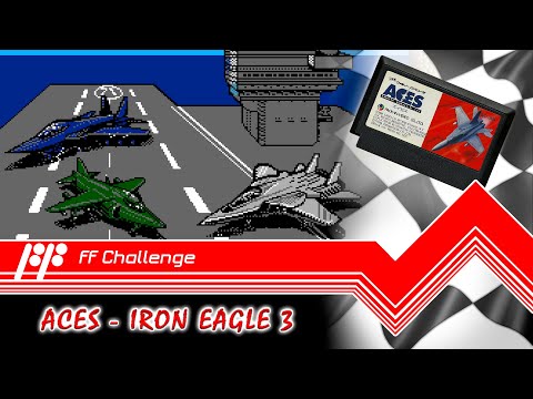 Видео: Aces - Iron Eagle 3 - FF Challenge. Прохождение всех игр Famicom.