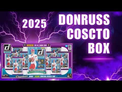 Видео: В поисках ЦЕНТРА ГОРОДА! Открытие двух боксов Panini Donruss NFL Football в Costco в 2025 году