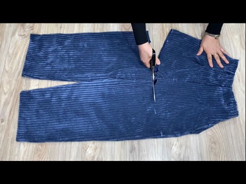 Видео: [DIY] Не выбрасывайте вельвет, который вы не носите.