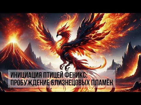 Видео: Инициация Птицей Феникс: Пробуждение Близнецовых Пламён #близнецовоепламя #близнецовыепламена