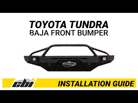 Видео: Передний бампер Toyota Tundra Baja 2014-2021