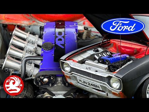 Видео: Он установил двигатель Vauxhall C20XE мощностью 9000 об/мин на Ford Escort!