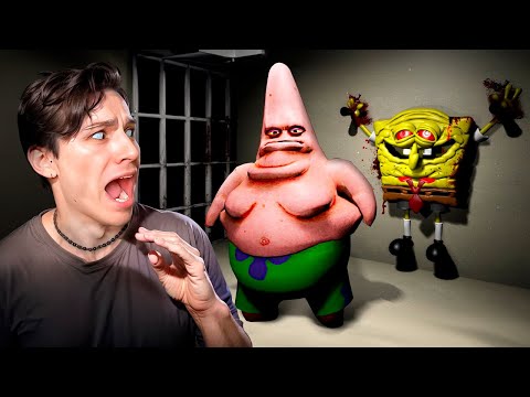 Видео: СБЕЖАЛ ОТ ЗЛОГО ПАТРИКА!😱 ГУБКА БОБ КРОВАВЫЕ ШТАНЫ!😨