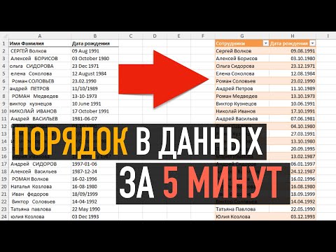 Видео: Порядок в данных за 5 минут или Power Query против хаоса
