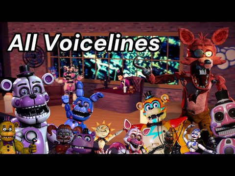 Видео: Пять ночей у Фредди. Все неигровые реплики (с субтитрами)
