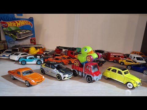 Видео: Гонки Hot Wheels, Majorette и Matchbox. Обзор и распаковка коллекционных машинок