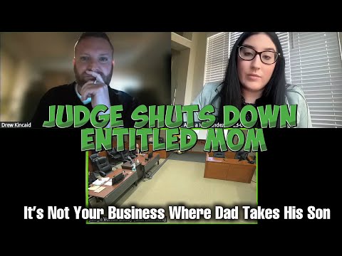 Видео: Судья отказывает в праве на мать: «Не твое дело, куда твой бывший забирает ребенка»