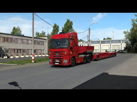 Видео: Ets 2 1.55 . Впервые играю на руле Logitech G923 =)