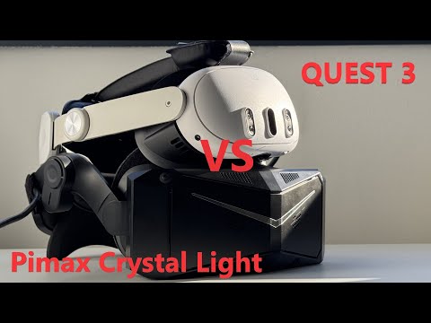 Видео: Pimax Crystal Light или Quest 3 использование в симуляторах