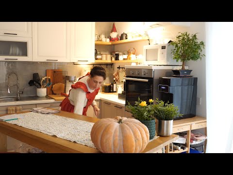 Видео: Тихая и гостеприимная рутина, | Домашнее печенье и хлеб | шитье платьев | Влоги