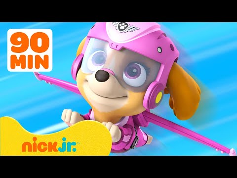 Видео: Щенячий патруль | Лучшие спасения и приключения щенка Скай! | Nick Jr. Cyrillic