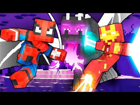 Видео: ЖЕЛЕЗНЫЙ ЧЕЛОВЕК РЕВЕРС ЧЕЛОВЕК ПАУК ВОЛОДЯ ПРОТИВ ЭНДЕР ДРАКОНА В МАЙНКРАФТ