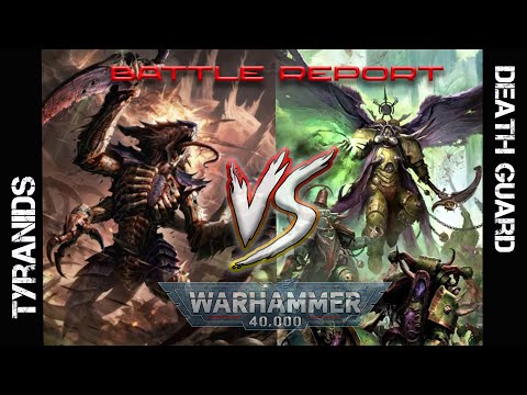 Видео: Battle Report - Тираниды против Гвардия Смерти - Редакция 10 - Warhammer 40000