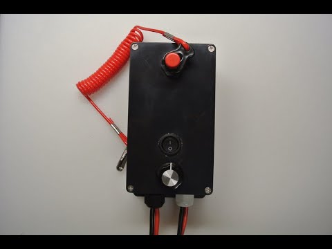 Видео: Электронный регулятор скорости ESC с выключателем для аккумуляторов AGM и LiFePO
