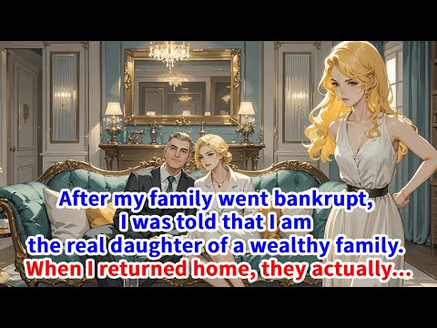Видео: После того, как семья обанкротилась, мне сказали, что я настоящая дочь богатой семьи. Когда я вер...